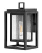Republic Small Wall Mount Lantern In Black Finish