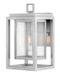 Republic Small Wall Mount Lantern In Silver Finish