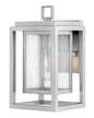 Republic Small Wall Mount Lantern In Silver Finish