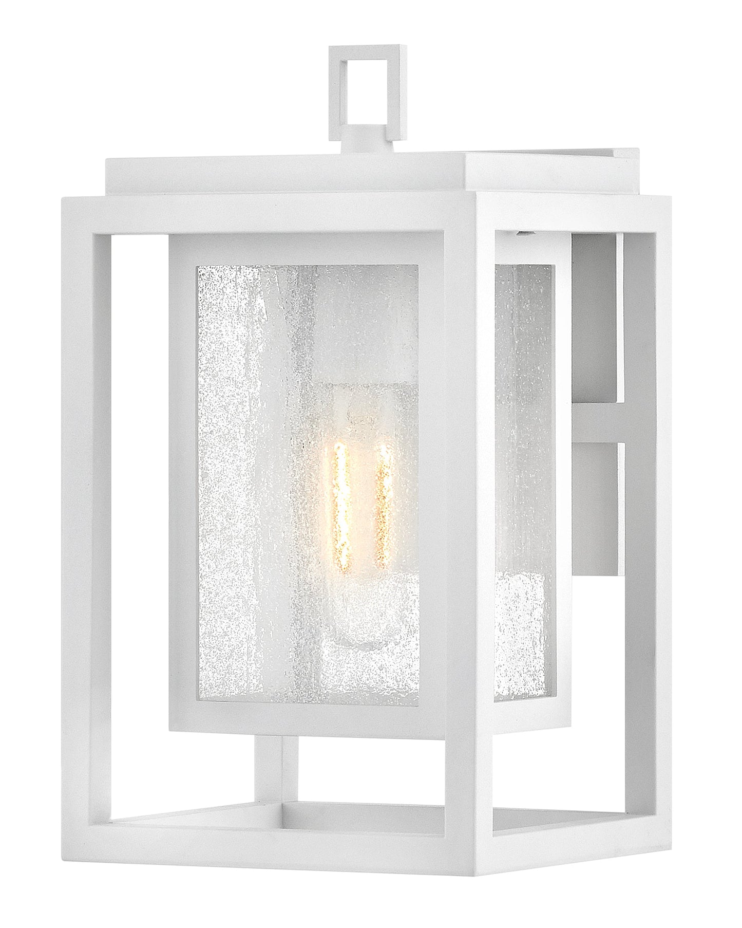 Republic Small Wall Mount Lantern In White Finish