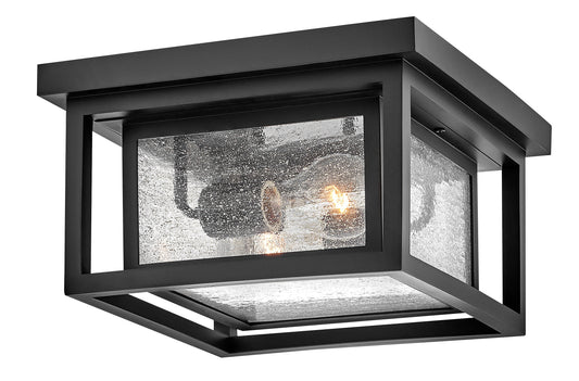 Republic Small Flush Mount In Black Finish