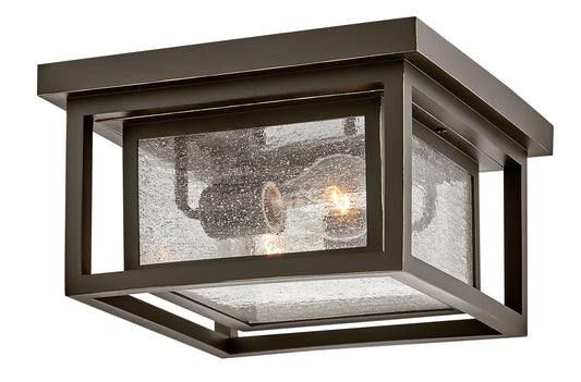 Republic Small Flush Mount In Light Bronze Finish