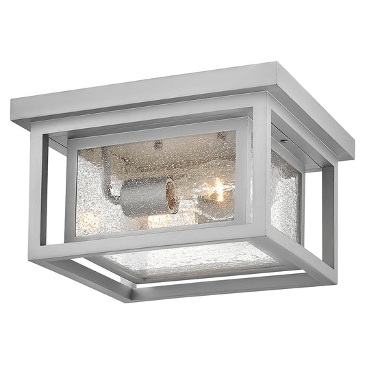 Republic Small Flush Mount In Silver Finish