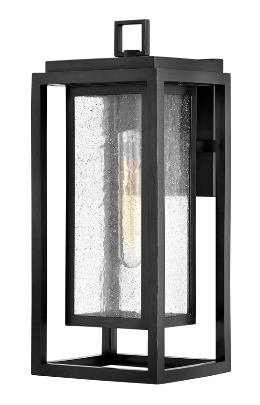 Republic Medium Wall Mount Lantern 12v In Black Finish