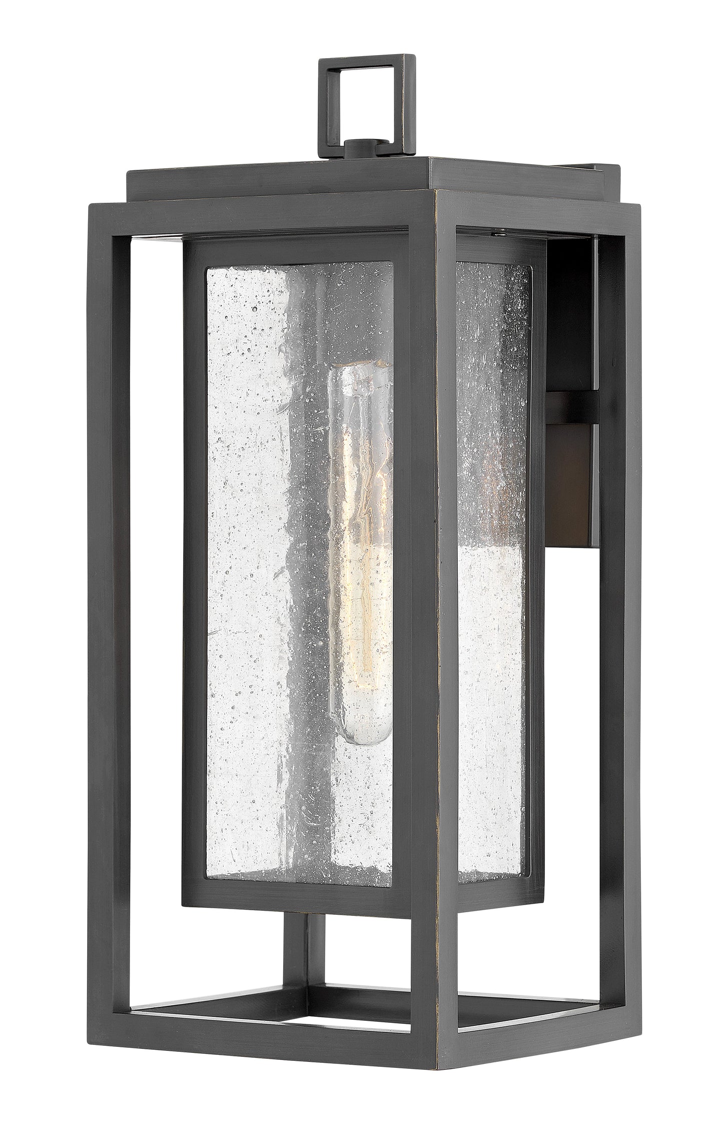 Republic Medium Wall Mount Lantern 12v In Light Bronze Finish