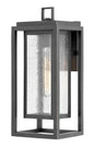 Republic Medium Wall Mount Lantern 12v In Light Bronze Finish