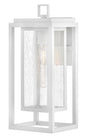 Republic Medium Wall Mount Lantern In White Finish
