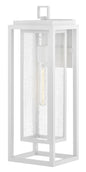 Republic Medium Wall Mount Lantern In White Finish
