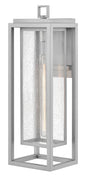 Republic Large Wall Mount Lantern In Silver Finish