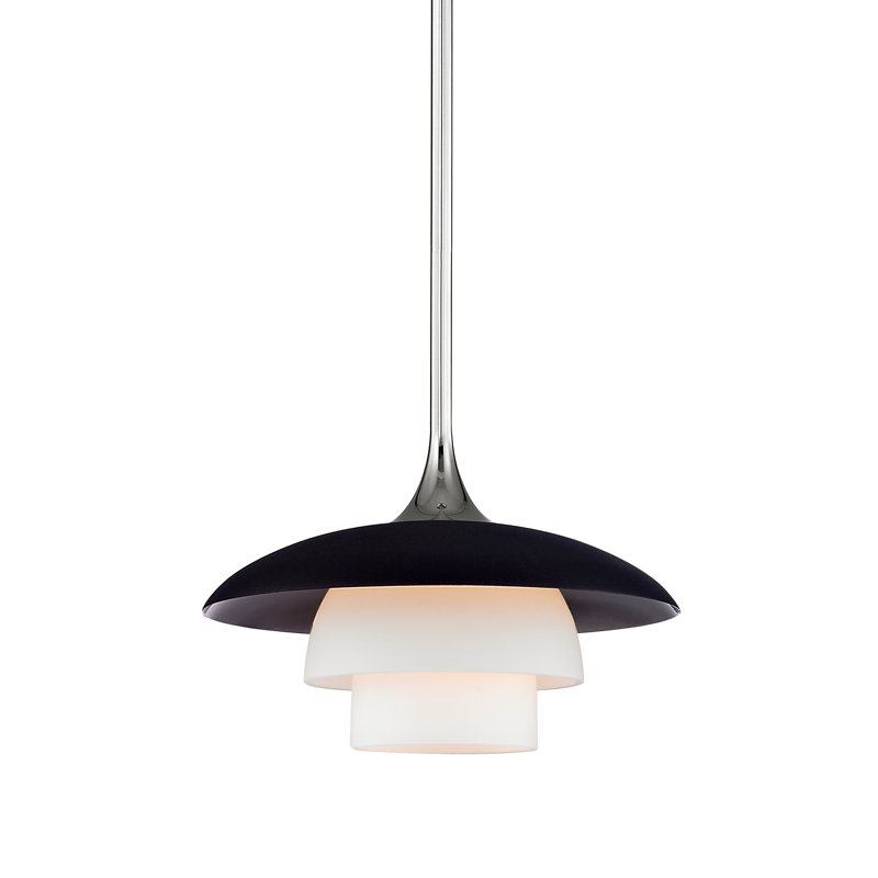 Barron Pendant with Polished Nickel Finish