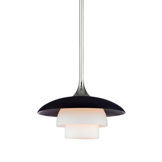 Barron Pendant with Polished Nickel Finish