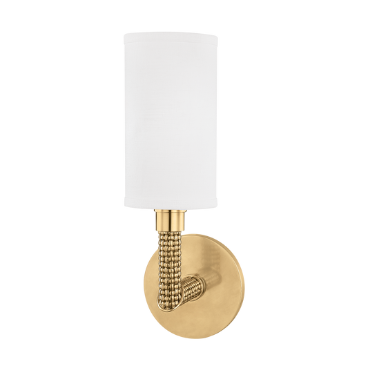 Dubois Wall Sconce with Aged Brass Finish