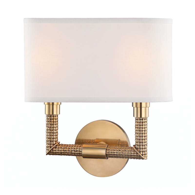 Dubois Wall Sconce with Aged Brass Finish