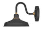 Foundry Classic Small Gooseneck Barn Light In Black Finish