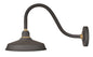 Foundry Classic Medium Gooseneck Barn Light In Dark Bronze Finish