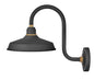 Foundry Classic Medium Tall Gooseneck Barn Light In Black Finish