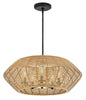 Luca Medium Single Tier Chandelier In Black Finish