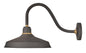 Foundry Classic Medium Gooseneck Barn Light In Dark Bronze Finish