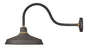 Foundry Classic Medium Gooseneck Barn Light In Dark Bronze Finish