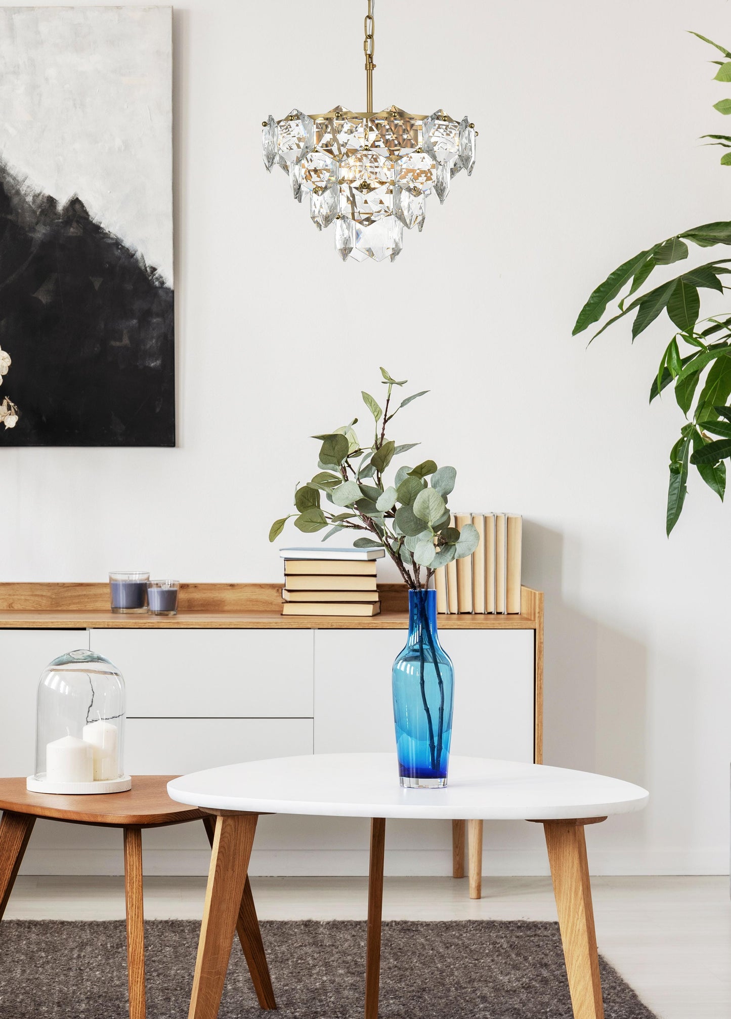 Adaline 16 inch Chandelier in Satin Gold