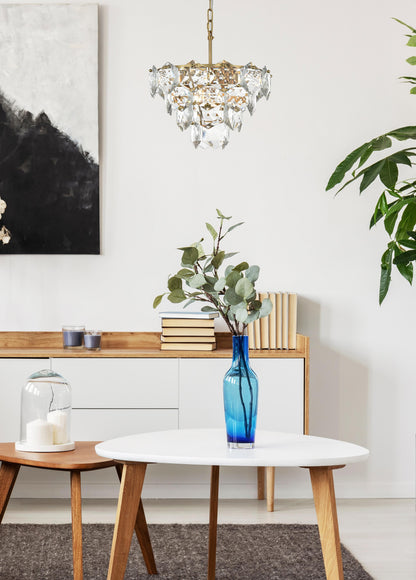 Adaline 16 inch Chandelier in Satin Gold