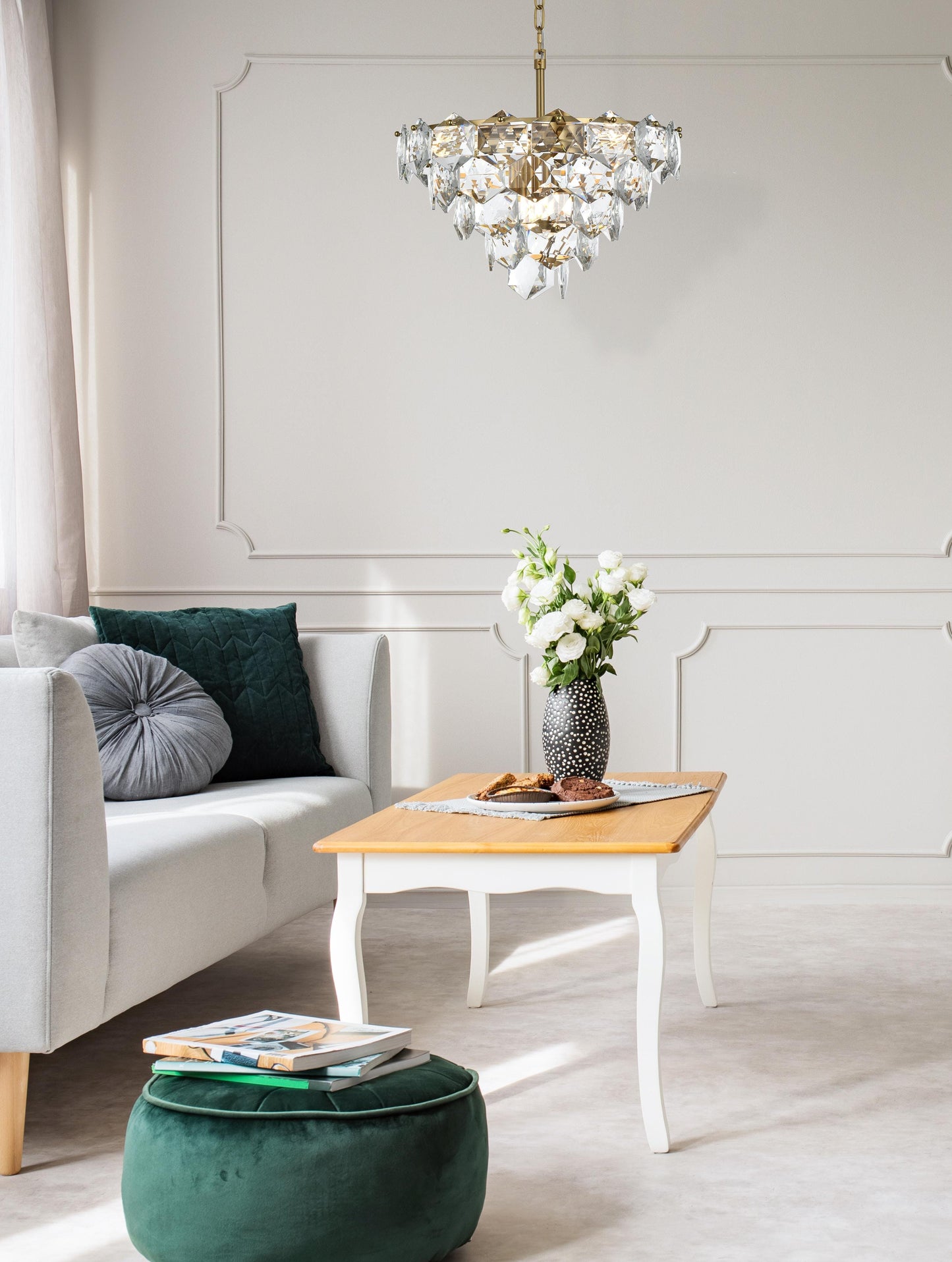 Adaline 20 inch Chandelier in Satin Gold