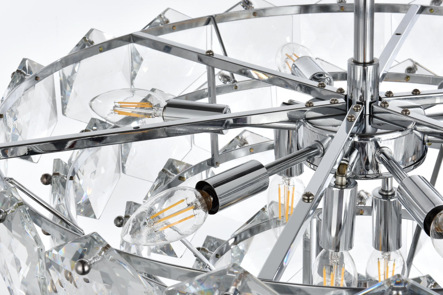 Adaline 24 inch Chandelier in Chrome