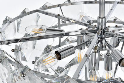 Adaline 24 inch Chandelier in Chrome