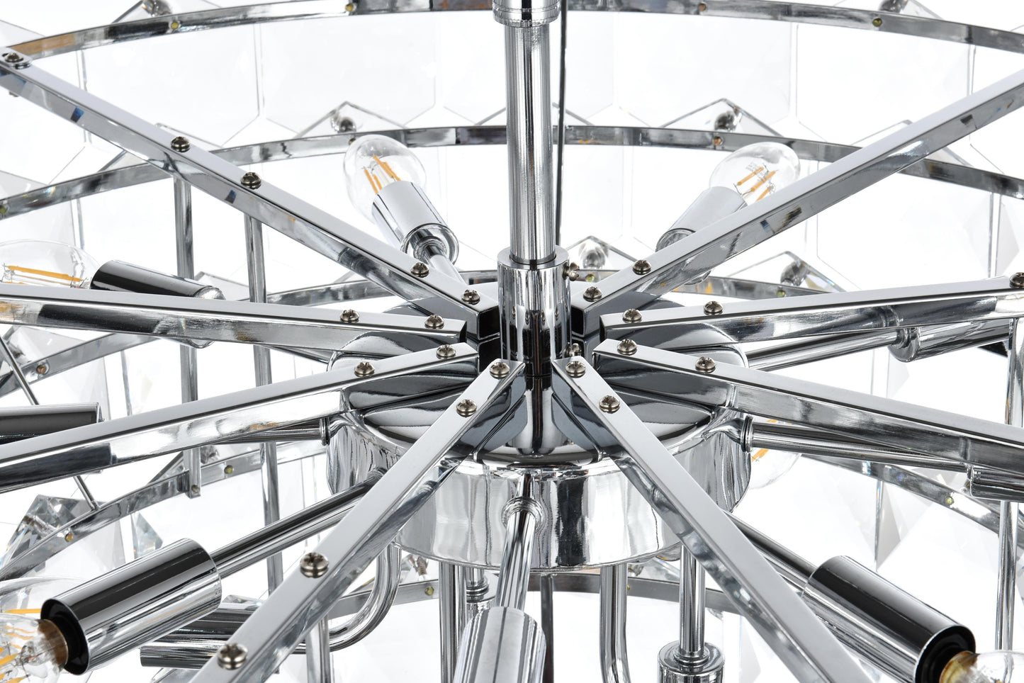 Adaline 32 inch Chandelier in Chrome