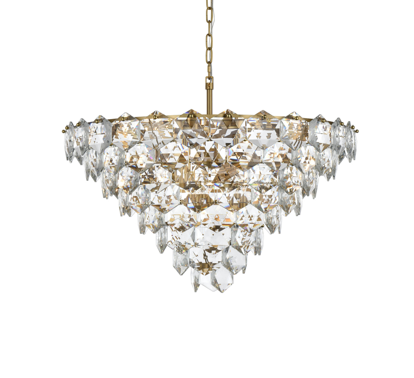 Adaline 32 inch Chandelier in Satin Gold