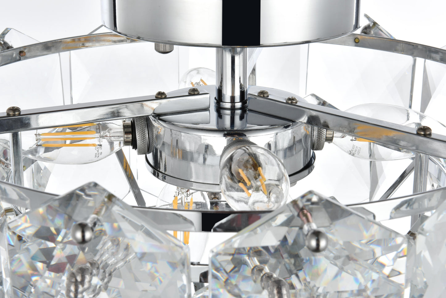 Adaline 16 inch Flush Mount in Chrome