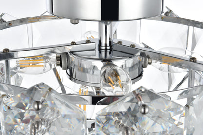 Adaline 16 inch Flush Mount in Chrome