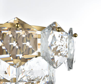 Adaline 16 inch Flush Mount in Satin Gold