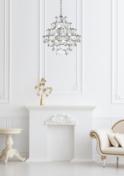 Adaline 20 inch Chandelier in Chrome