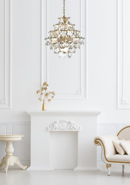 Adaline 20 inch Chandelier in Satin Gold