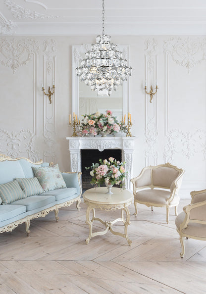 Adaline 24 inch Chandelier in Chrome