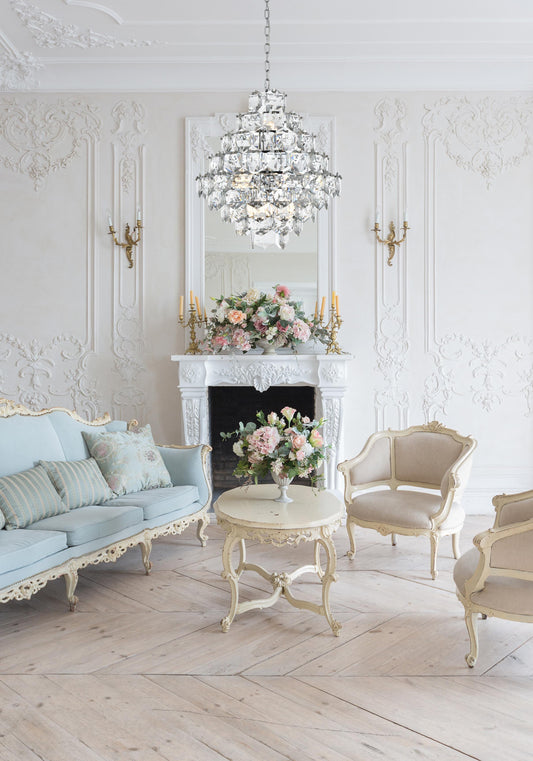 Adaline 24 inch Chandelier in Chrome