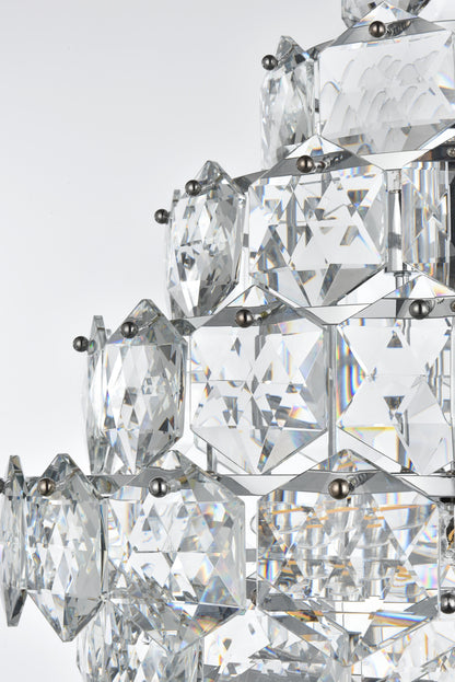 Adaline 24 inch Chandelier in Chrome