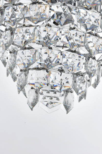 Adaline 36 inch Chandelier in Chrome