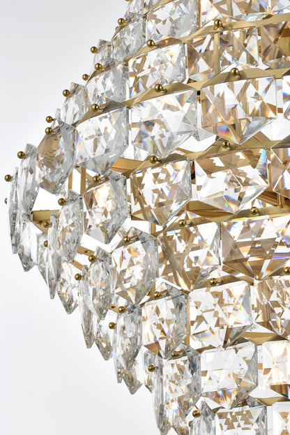 Adaline 36 inch Chandelier in Satin Gold