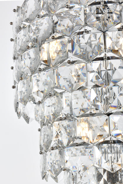 Adaline 24 inch Chandelier in Chrome
