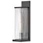 Torrent Medium Wall Mount Lantern In Black Finish