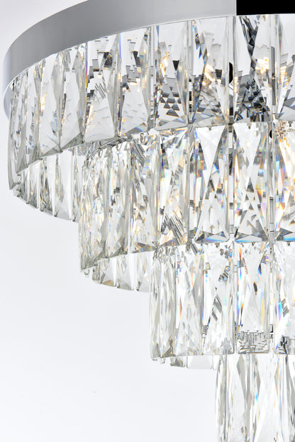 Josephine 20 inch Round Chandelier in Chrome