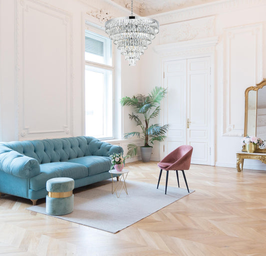 Josephine 32 inch Round Chandelier in Chrome