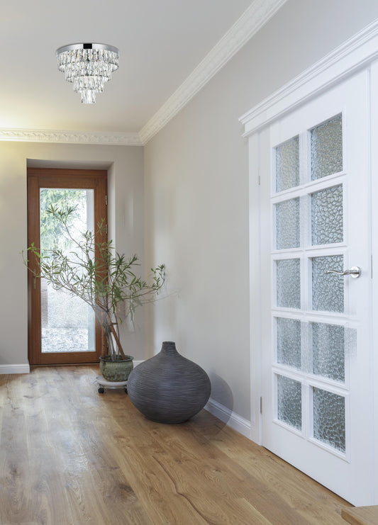 Josephine 18 inch Flush Mount in Chrome