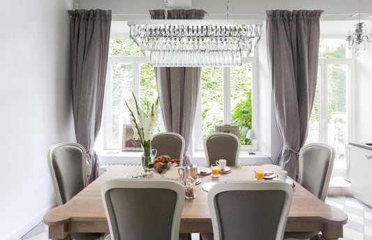 Josephine 36 inch Rectangular Chandelier in Chrome