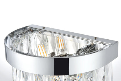 Josephine 10 inch Wall Sconce in Chrome