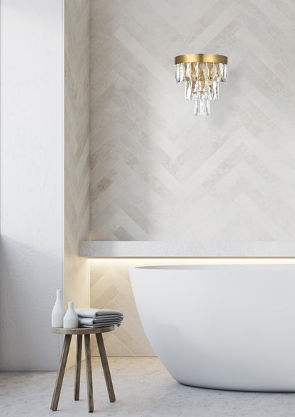 Josephine 10 inch Wall Sconce in Satin Gold