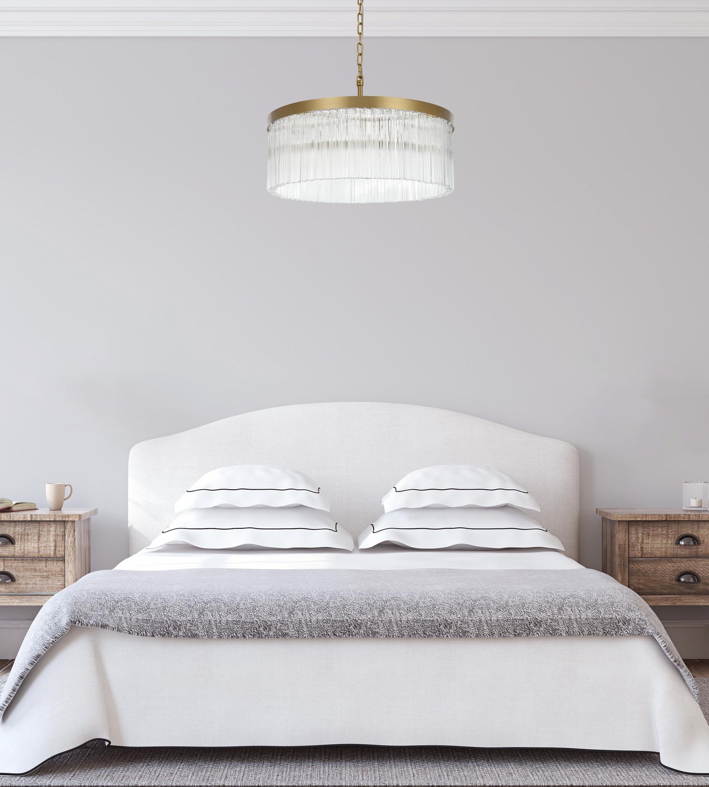 Harlow 24 inch Chandelier in Satin Gold