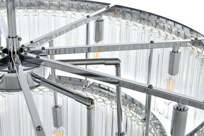 Harlow 32 inch Chandelier in Chrome